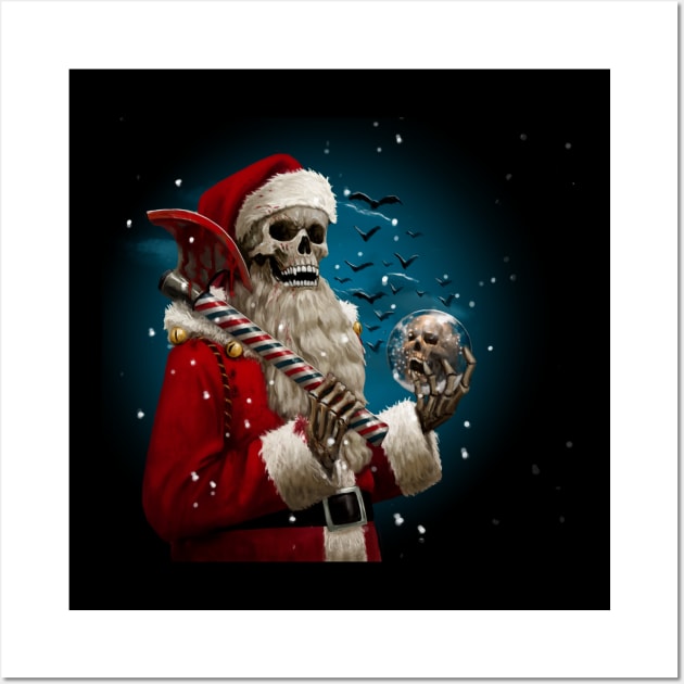 Skele Claus - Menace of Christmas Wall Art by Mystik Media LLC